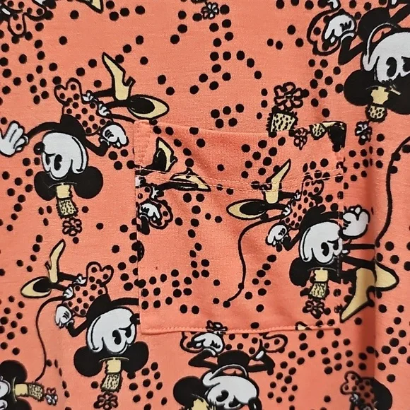 LulaRoe Disney Women's Pink Mickey Mouse Dress - Picture 7 of 8